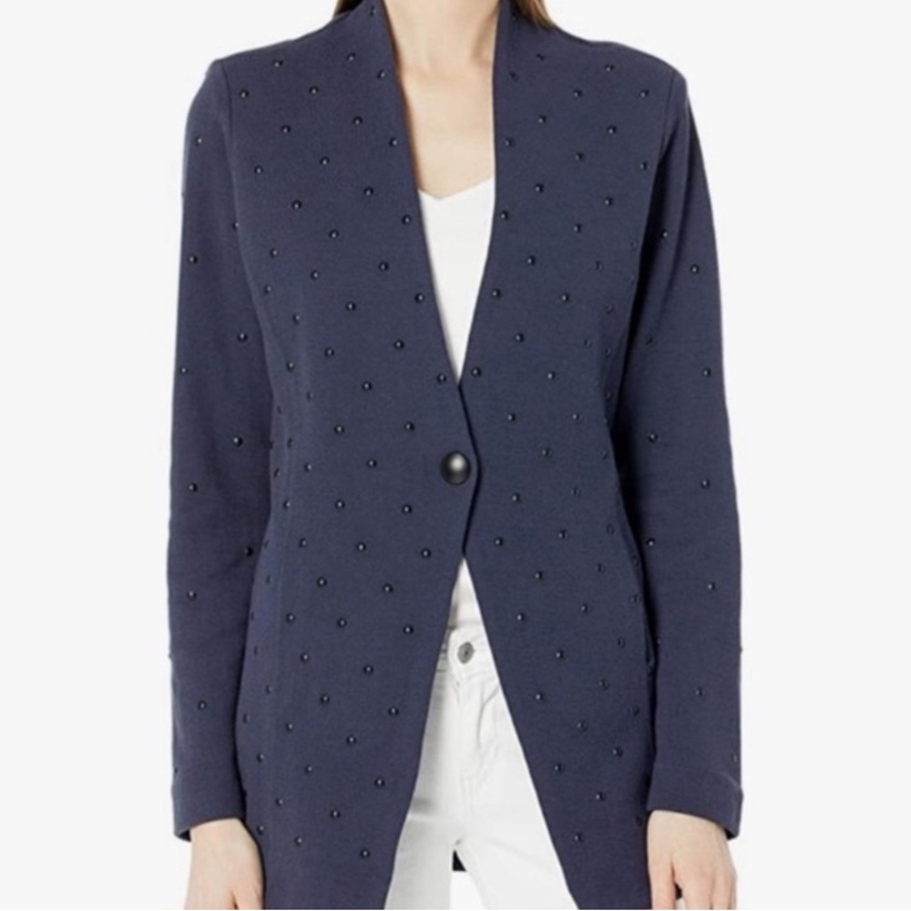 NWT NIC + ZOE DOT STUDDED L CARDIGAN